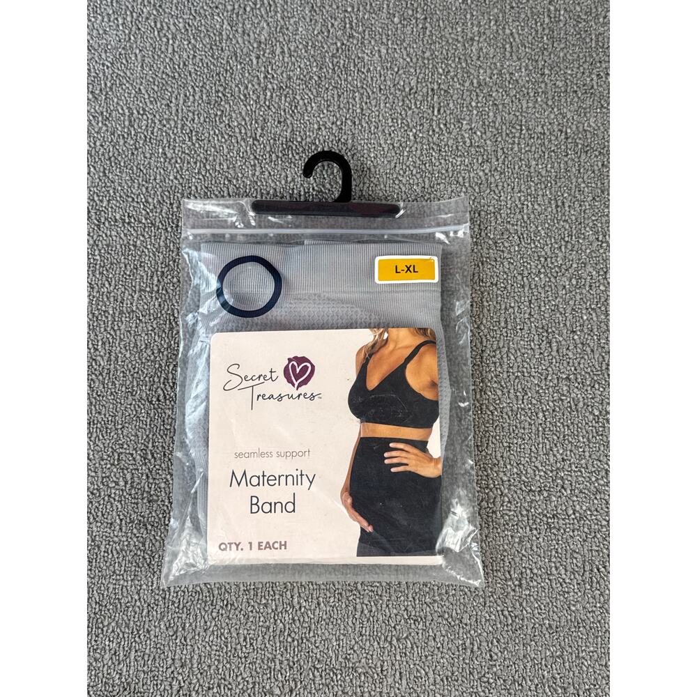 NWT Secret Treasures Maternity Band‎ Seamless Support Band Gray L XL